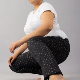 CUPID Women Regular Fit Printed Cotton Comfortable Plus Size Night Track Pant,Lower,Pajamas, Night n Walk Wear,Lounge n for Ladies image 5