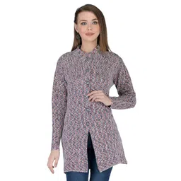 lady willington Women's Wool Round Neck Cardigan image 1