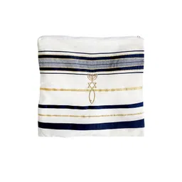 holy land market New Covenant Prayer Shawl, English/Hebrew & Bag (Israel) Holy Land image 3