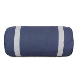 groupers Duffle Canvas Bag with Shaker Bottle-500ml & GloveslSports & Travel BaglSports Kitl (Blue) image 5
