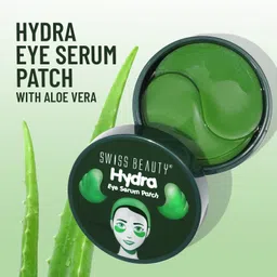Swiss Beauty Hydra Anti Wrinkle Eye Serum Patch| Treats Dark Circles, Fine Lines And Wrinkles | Enriched With Collagen And Aloe Vera Extract | Shade- Aloevera, 60 Pcs| image 2