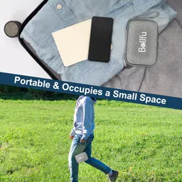 Belifu Storage Bag, Hard Travel Case for Tens Unit, Wires and Electrode Pads, Portable Zipper Bag with Film and Mesh bag image 4