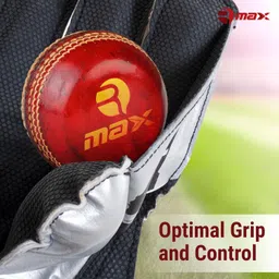 RMAX Rubber & PVC Cricket Wicket Keeping Gloves - Durable Construction, Superior Grip, High-Density Finger Protection, Ergonomic Design for Enhanced Flexibility and Comfort, (Senior) image 4