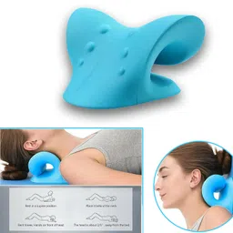 HKML Neck and Shoulder Relaxer for TMJ Pain Relief and Cervical Traction Device for Spine Alignment, Neck Stretcher Chiropractic Pillow for Neck Pain Relief image 2