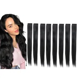 saiya easy clip extension Saiya 8 clip set in hair extensions for women easy to use comfortable fot in hair 22 inch image 2