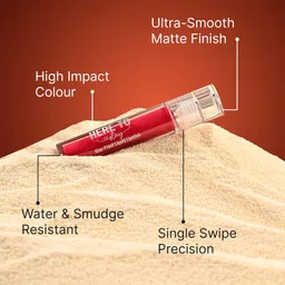 Swiss Beauty Select Here To Stay Liquid Matte Lipstick with Kiss-Proof Formula | Infused with Vitamin E | Non-Transfer, Smudgeproof | 12-18 Hrs Stay | Shade - Nudist Love, 3ml | image 2