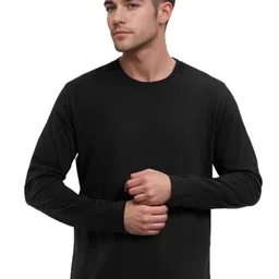 teson by Bodycare Men’s Premium 100% Cotton Regular Fit Solid Round Neck Full Sleeve Tshirt image 5