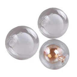 THE STYLE SUTRA Lampshade Cover Ceiling Light Fixture Office Bedroom Glass Globe Lamp Shade White 80mm image 5