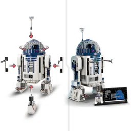 LEGO Star Wars R2-D2 Buildable Toy Droid for Display and Play 75379 image 3