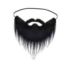 myaddiction Xmas Santa Claus Beard Christmas Funny Fake Beard For Girls Boys Fancy Dress Black image 5