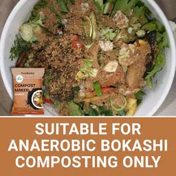 TrustBasket Bokashi Compost Maker Powder 500gms | Microbial inoculant to Initiate anaerobic Decomposition Indoors | Prevents Foul Smell in The Compost image 3