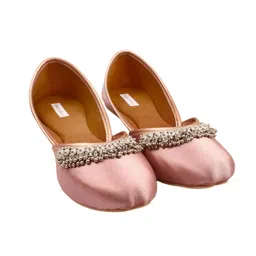 miraya impex Miraya Ethnic Footwear Beautiful Payal Design Traditional Punjabi Jutti Mojari for Women and Girls image 1