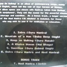 DKD Keep On Walking - Songs of Sikh Saints by: Indi Kaur image 1