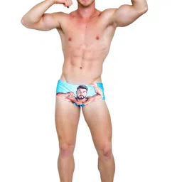taddlee Sexy Men Swim Briefs Bikini Sexy Swimwear Swimsuits Blue Swimming XXL (M) image 3