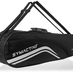 Amazon Brand - Symactive Badminton Kit Bag, Black image 1
