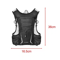 Bnf® Bike Backpack Rucksack Daypack Biking Backpack for Climbing Men Women Biking Black 16.5x14.5x36cm| Sporting Goods | Cycling | Bicycle Accessories | Bags & Panniers' image 2