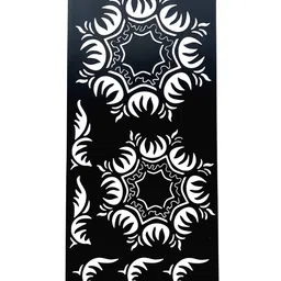 Outman Adhesive Stencils Template For Henna Tattoo, Body Art Painting Glitter, Airbrush Tattoo (PACk Of 12 Sheets) image 4