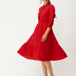 aask Women Fit and Flare Dress image 2