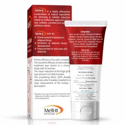 melt-it Fat Burning Anti-Cellulite Massage Gel-Cream Manages Weight, Body Slimming & Toning,Tightens Tummy Fat, Thighs, Belly & Waist for Men & Women- 100 GM (Pack of 2) image 2