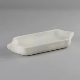 Stone Essential Maroc 12 inch Large Marble Urli Bowl for Home Decor, Pooja Room, Serving and Gift (White - Polished) image 4