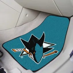 FANMATS NHL San Jose Sharks Nylon Face Carpet Car Mat image 2