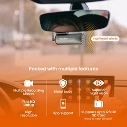 GoldMaxx GX3 2MP Full HD Smart Dashcam | (1080P Full HD), 150° Wide Angle, Built-in WiFi & Night Vision | Front/Rear 4 Glass Lens, Loop & Multiple Recording Options | Ultimate Car Safety Accessories image 5