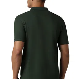 louis philippe Men's Striped Regular Fit T-Shirt image 3