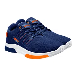 bruton Shoes for Trendy Shoes | Casual Shoes | Sports Shoes | Running Shoes | Exclusive Shoes for Men Blue - Orange image 1