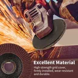 rabbit RABBIT® Flap Discs Aluminum Oxide Grit 320, 4 Inch Sanding Grinding Wheels, Auto Body Sanding Grinding Wheel for Angle Grinder (Pack of 10pc) image 3