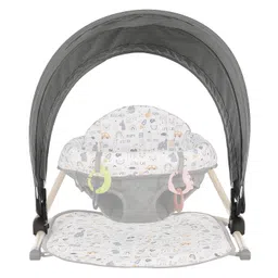 Dream On Me Snug N' Play Canopy, Grey image 4