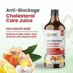 MAPL Anti Blockage Juice | Natural Heart rejuvenator | 100% Ayurvedic | Cholesterol Care | 500 ml, (Pack Of 1) image 2