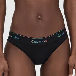 calvin klein underwear Women's Cotton Blend Classic Solid Bikini image 2