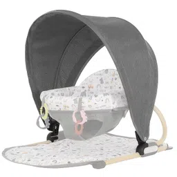 Dream On Me Snug N' Play Canopy, Grey image 1