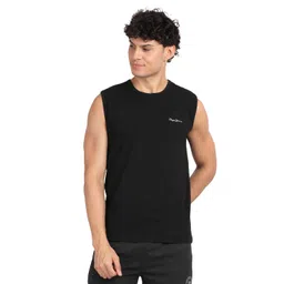 pepe jeans Men's Solid Regular Fit Vest image 1