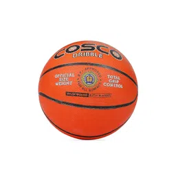 Cosco Dribble Rubber /Nylon Basketball , Size 6 (Orange) image 2