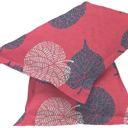 VAS COLLECTIONS 350TC Glace Floral Cotton AC Comforter Set King Size Double Bed with 1 Flat bedsheet & Two King Pillow Covers, 4 Pieces Bedding Set (90x90 inch, Pink & Light Green) image 5