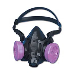 north by honeywell Honeywell North 770030M 7700 Series Half Mask Respirator W/O Filter, Standard, Medium, Navy image 1