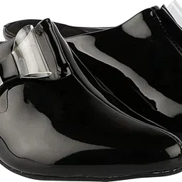 shoetopia Womens/Girls Block Mules with Bows image 1