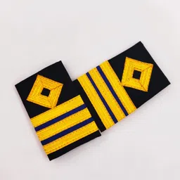 Ocean Kart Professional Epaulettes for Second Engineer Merchant Navy Officer image 3