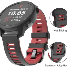 Zitel Bands Compatible with Garmin Forerunner 245/245 Music, 645/645 Music, 165/158/55, Vivoactive 5/3, Venu Sq/Venu 2 Plus - 20mm Straps image 4