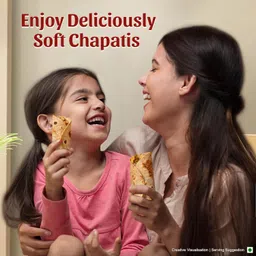 Aashirvaad Atta with Multigrains, 1kg pack | High Fibre & High Protein Multigrain Atta | 6 Natural Grains image 5