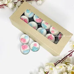 Yellow Petal Brand - Wax Tealight Candles, Baby Theme (Set of 30 Lemongrass Scented) image 2