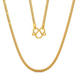 joyalukkas 22k (916) Purity BIS Certified Dazzling Gold Chain For Women image 3