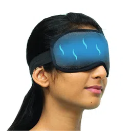 CELLEBII Fabric Cooling Gel Relaxing Eye Sleep Mask For Dark Circles, Dry Eyes, Cooling Eyes, Pain Relief, Redness, Eye Patches, Sleeping Cool Pad Suitable For All Family Members Sleeping Mask image 2