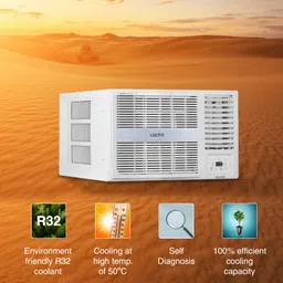Voltas 1.5 Ton 3 Star, Inverter Window AC (Copper, 2-in-1 Adjustable Mode, 2023 Model,183V Vertis Pearl, White) image 5