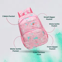 storite Lightweight School Backpack for Girls | Stylish Kids School Bag for Class 1-7 | Comfortable & Spacious Backpack for Primary Students image 5