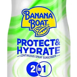 BANANA BOAT Sunscreen Ultra Mist Protect And Hydrate Moisturizing Broad Spectrum Care Spray - Spf 50+, Aloe Vera, 170 G For All Skin Types, 1 Count image 1