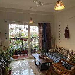 createyourtaste Handmade Hanging Bamboo Cane Lamp for Interior Decor, with Wire & Holder - Beige (Set of 1) image 3