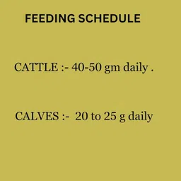 veqtis helthcare RV-MIN Mmc 1 Kg, Mineral Mixture for Cow, Buffalo,Sheep,Goat and Other Diary and Farm Animals, Powder, Milk, All Life Stages image 4