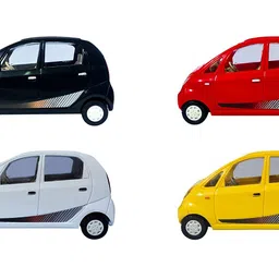 Centy Toys & Scale Model of Tata Nano Car- from (Kidsshub) 125/60/65 mm. in L/B/H . White image 1